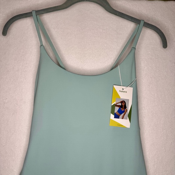 Halara SoftlyZero Everyday Plush Active Seafoam Green Dress | Size Medium - Picture 2 of 9